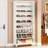 Wooden Shoe Storage Cabinet With LED Lighting-1363893306