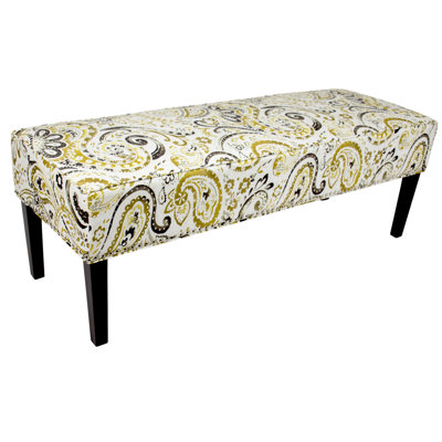 Idell Cotton Upholstered Bench