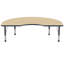 Table d'activité 48 "x 72" avec moulures en T et pieds réglables-39310984-99078003
