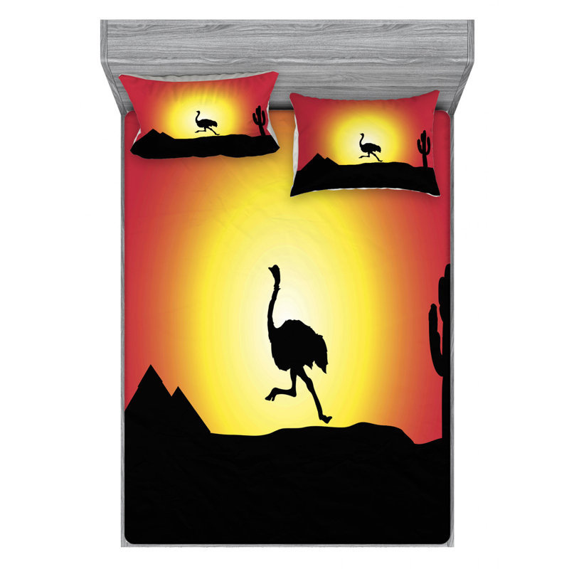 Microfiber Sheet Set, Full Sheet Set with Fitted Sheet