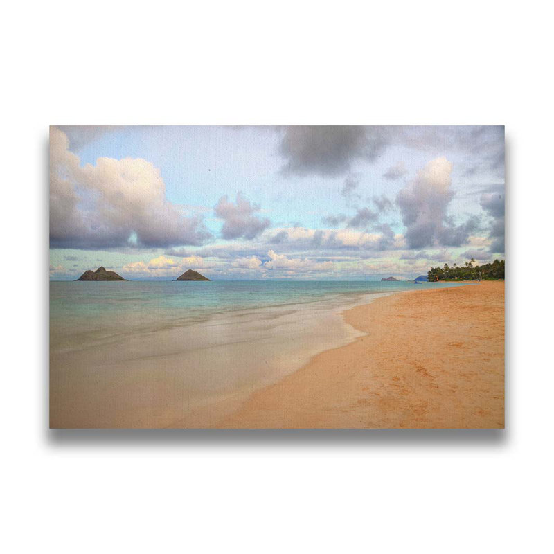 Lanikai II par Kelly Wade. Impression sur papier - Montée et encadrée avec, image, H 44 po x l 64 po
