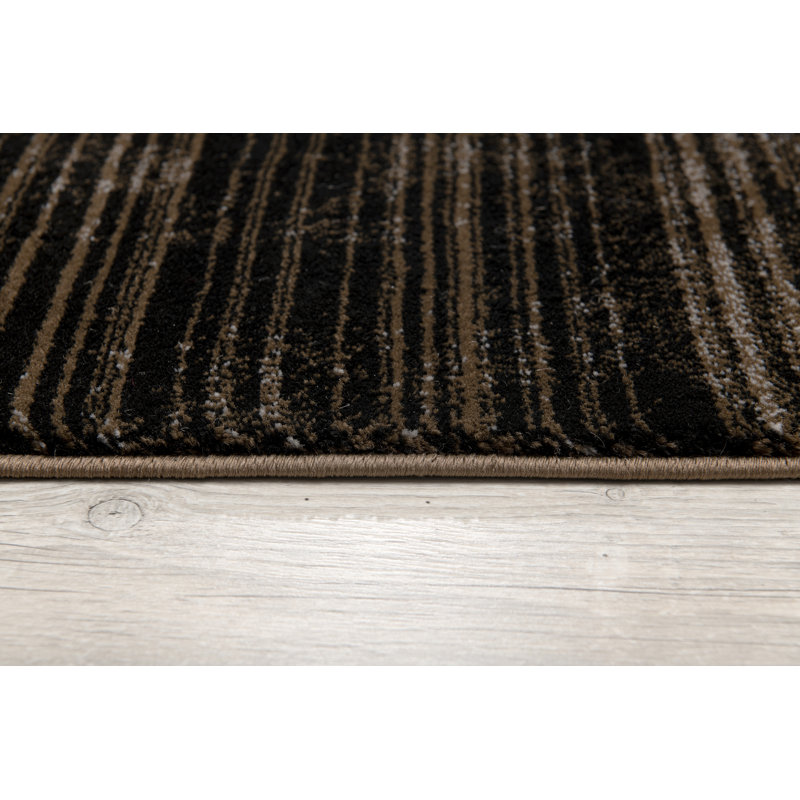 Tapis gris / beige Barrville, Rectangle 5 pi 3 po x 7 pi 7 po