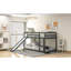 Lit superposé simple gris avec coffre-fort et design-1542098190