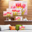 Tulipes rouges, impression sur toile tendue-29506913