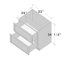 Armoire de tiroir de cuisine prête à assembler l 33 po x P 24 po x H 34,5 po CASAINC-132974991-139149277