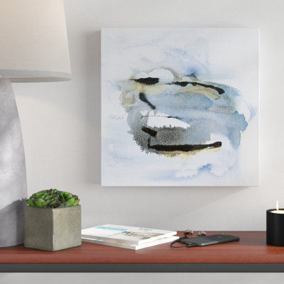 'Cool Water II' Framed - Matted and Framed Under Acrylic Glass, Large Living Room Wall Art