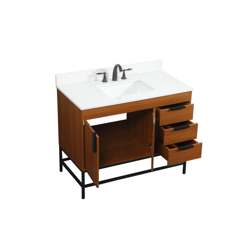 Ensemble de meuble-lavabo simple 42 po Eugene, Teck