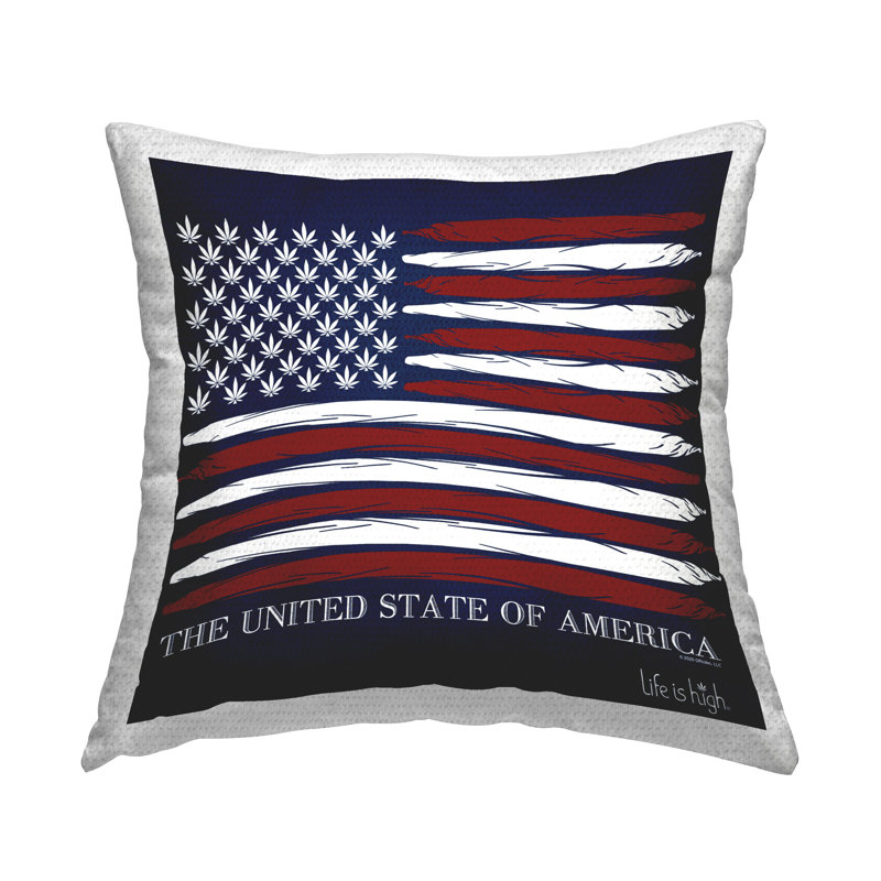 Coussin extérieur Herb America Flag