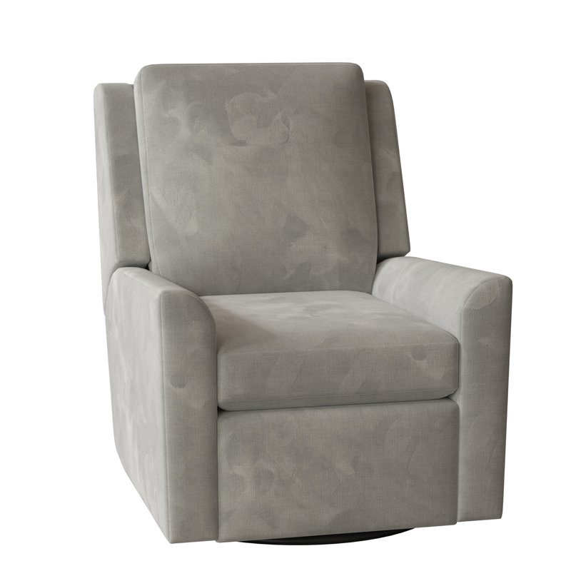 Hickory 31" Wide Standard Recliner, Manual, Swivel Glider, 9953 Pewter