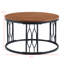Table basse ronde avec base robuste-129998322