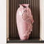Vases de table en céramique rose trompette