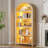 29.5" Wide - 5-Shelf Arched Storage Cabinet With Tri-Color Sensor Light-1882824092