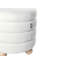 CHILLY 42cm Wide Round Pouf Ottoman-16067867