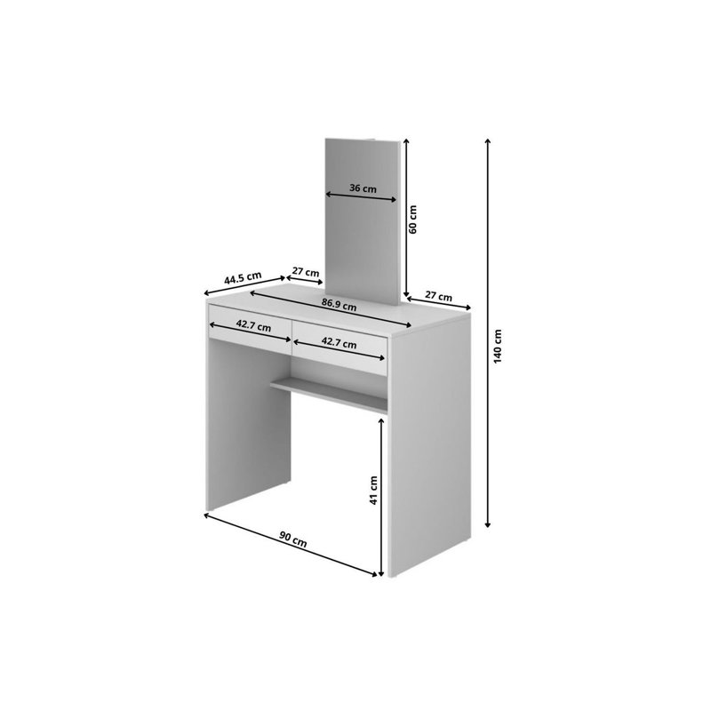 Eemaan Dressing Table with Mirror
