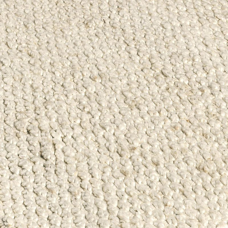 Santa Cruz Jute / Sisal Area Rug in Ivory, Rectangle 5' x 8'
