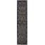 Hand-Knotted High-Quality Brown and Black Runner
