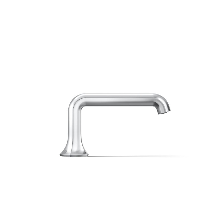 Occasion Deck-Mount Bath Spout With Straight Design, Polished Chrome