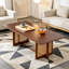 Table basse avec pieds robustes