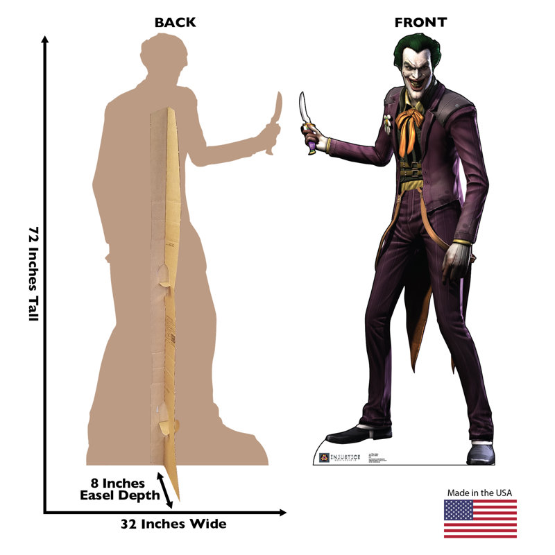 72'' Superheroes & Villains Cardboard Standup