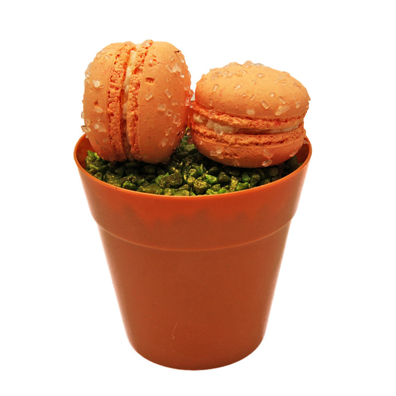 Restaurantware-4 Ounce Dessert Cups, 100 Flower Pot Ice Cream Cups - Sturdy, Disposable, Terracotta Plastic Appetizer Cups, For Layered Desserts, Use At Garden Theme Parties, Birthdays, Or Weddings