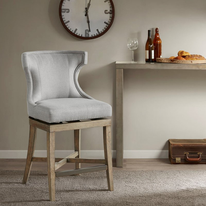 Peut être utilisé comme tabourets de bar et chaises de salle à manger, élégant et confortable, fabriqué en tissu de polyester