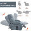 Fauteuil inclinable et chauffant à deux moteurs avec position infinie et jusqu'à 350 LBS