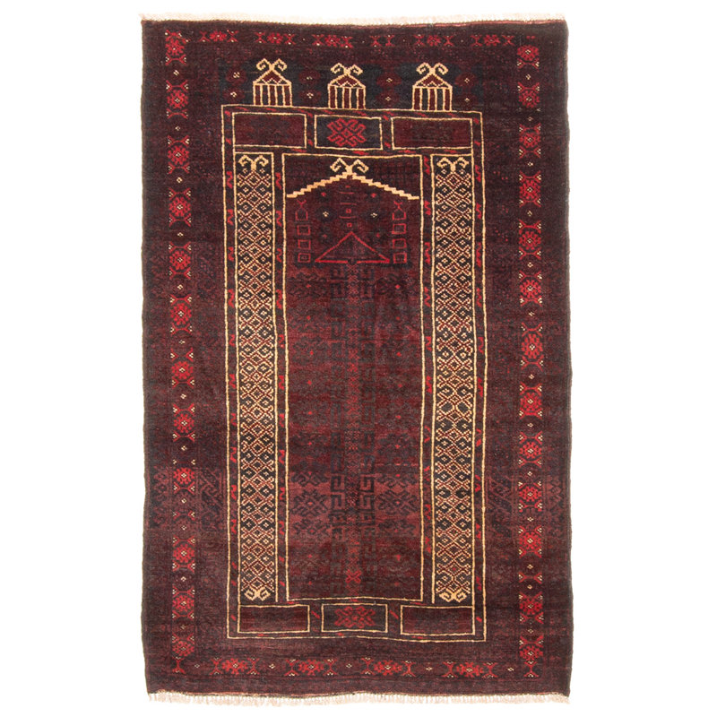 Tapis bourgogne Teimani 2 pi 5 po x 3 pi 11 po