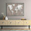 A different world (Taupe) 1 Piece Wrapped Canvas Wall Art-1598189647