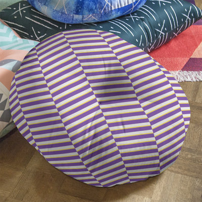 Coussin de sol à rayures fracturées