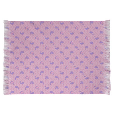 Rose baleines Tapis décoratif