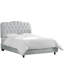 Lit tapissier capitonné standard à profil bas Gearlton-2085650354-2085650363