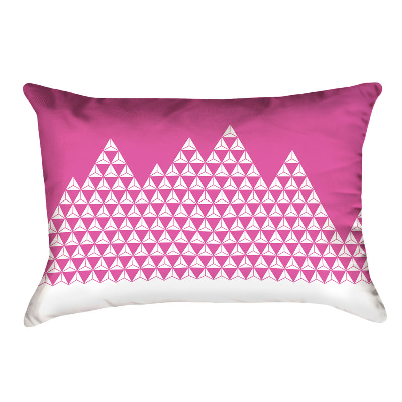 Coussin lombaire intérieur / extérieur Katelyn Elizabeth, Rose