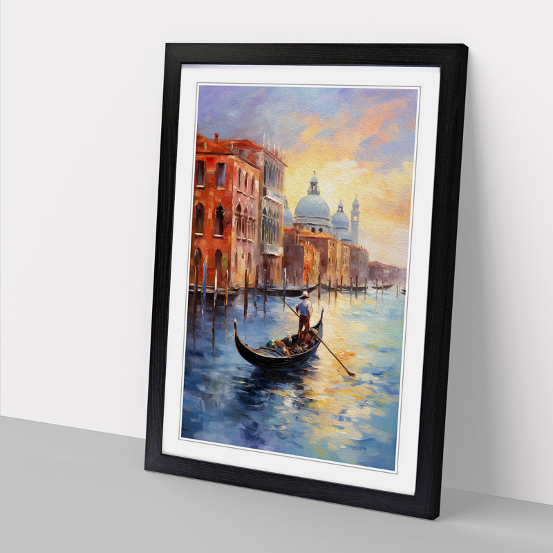 Venice Impressionism Art - Framed Print