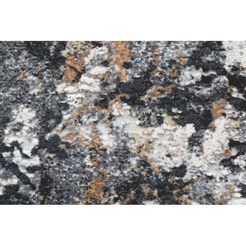 Abbing Abstract Area Rug, Round 200cm