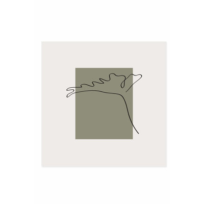 «Botanical Plant Minimalist I», reproduction d'art moderne sans cadre