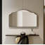  Miroir asymétrique Miroir mural irrégulier Miroirs rectangulaires uniques pour salle de bain, vestibule, salon, chambre à coucher-117095579-117095580