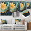 Lotus Dreamcatcher - fleurs, art mural en métal, impression moderne sur métal-205784863