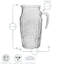 Romantic Glass Water Jug & Glasses