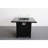30" Black Powder-Coated Fire Pit And Smoked Glass Top - Strong Steel Construction, 40,000 , Hidden Propane Tank Compartment. For Year-Round Outdoor Comfort Steel. Heat, Space. Make Your Space