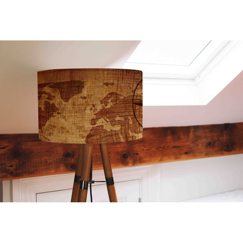 Cotton Drum Lamp Shade ( Uno ), 25cm H x 40cm W x 40cm D