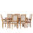 6 - Person Four Leg Dining Set-105906204-105906205-105906206