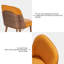 Fauteuil d'appoint rembourré en similicuir Andre-Lee-1341828904