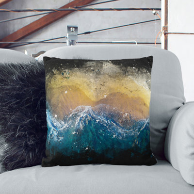 Incoming Waves Scatter Cushion