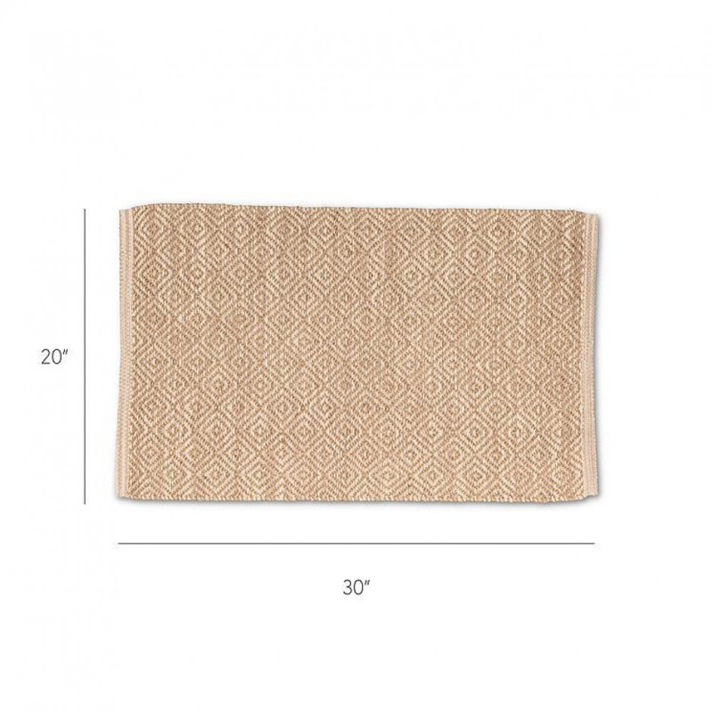 Flat Diamond Weave Pattern Mat