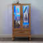 Armoire décorative avec tablettes réglables, 2 portes et 1 tiroir