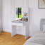 Bureau de rangement avec miroir et 2 tiroirs