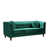 Velours vert sélectionné