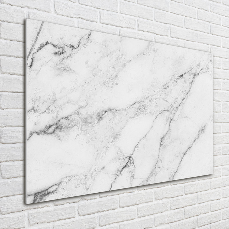 Marble - No Frame Print on Glass