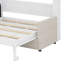 Grand lit escamotable avec canapé et tablettes-286561311