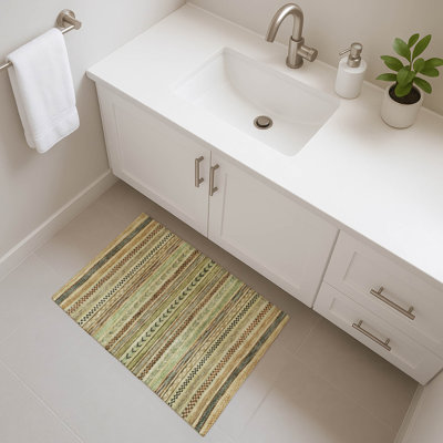 Premium Machine Washable Marasco AMF1625 Stripes Rug